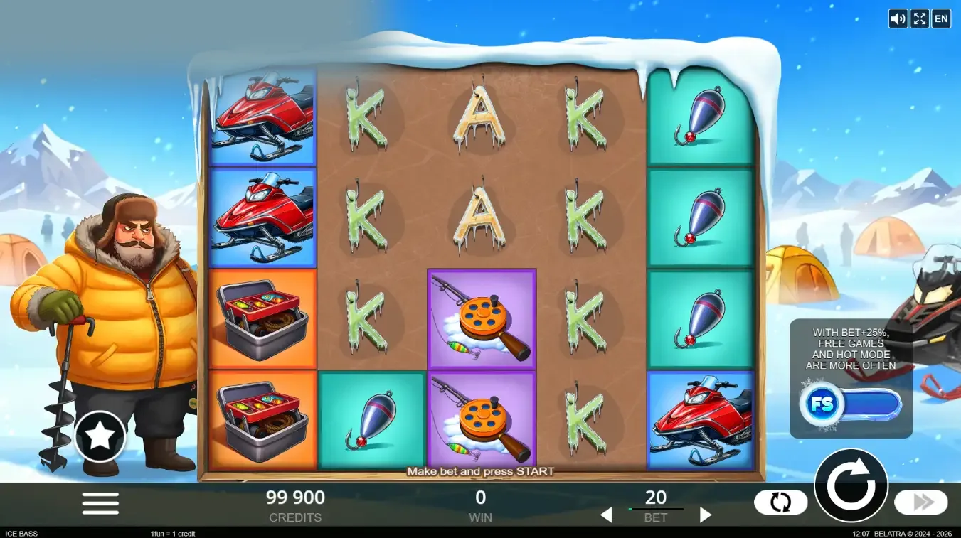 Ice Bass screenshot 2 - real gameplay view